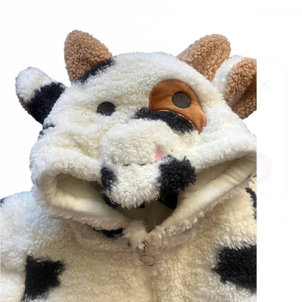 Adorable Cow Print Baby Onesie